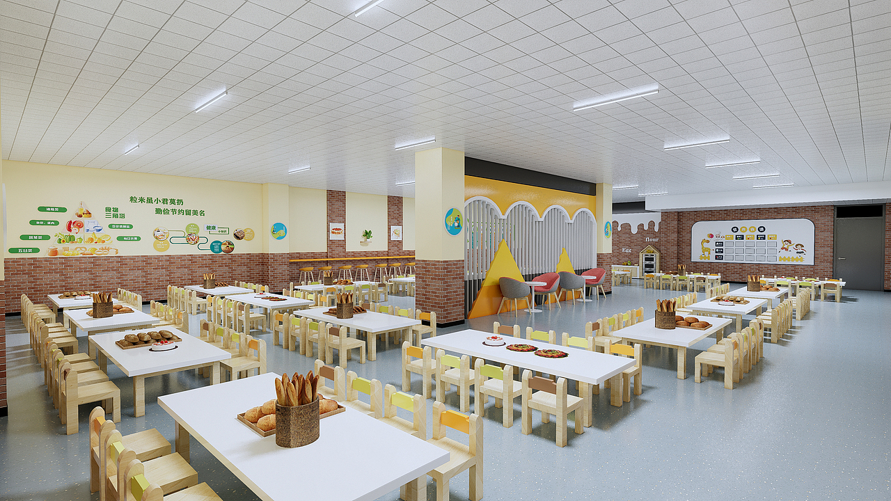 幼儿园餐厅设计