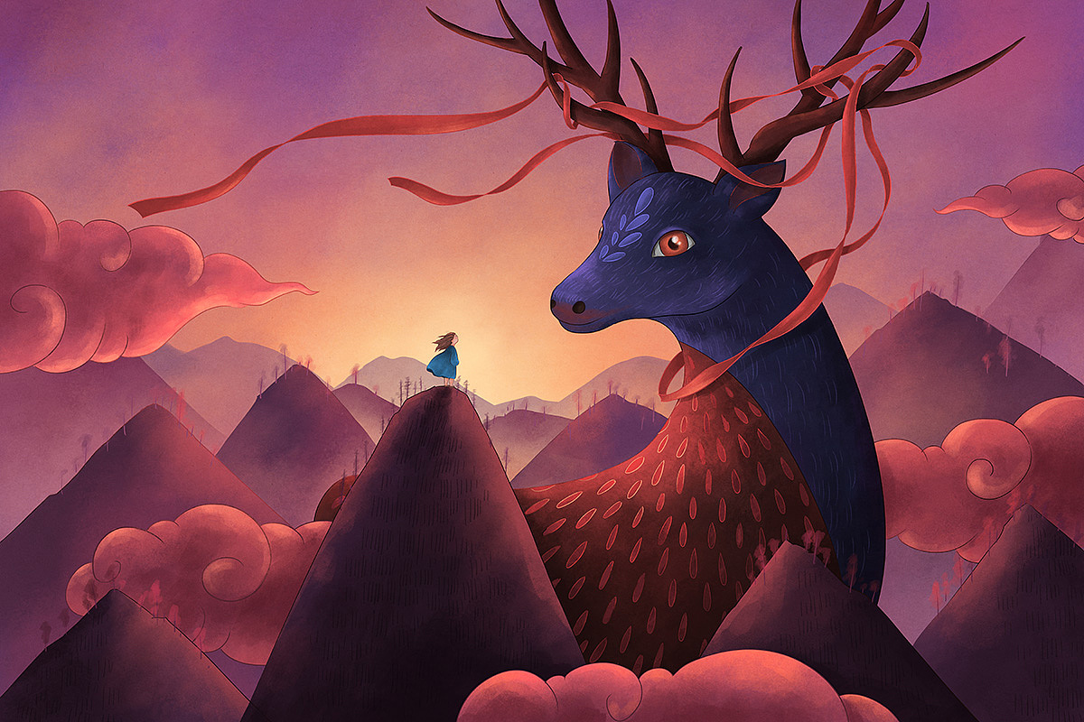 六月插画-遇见系列