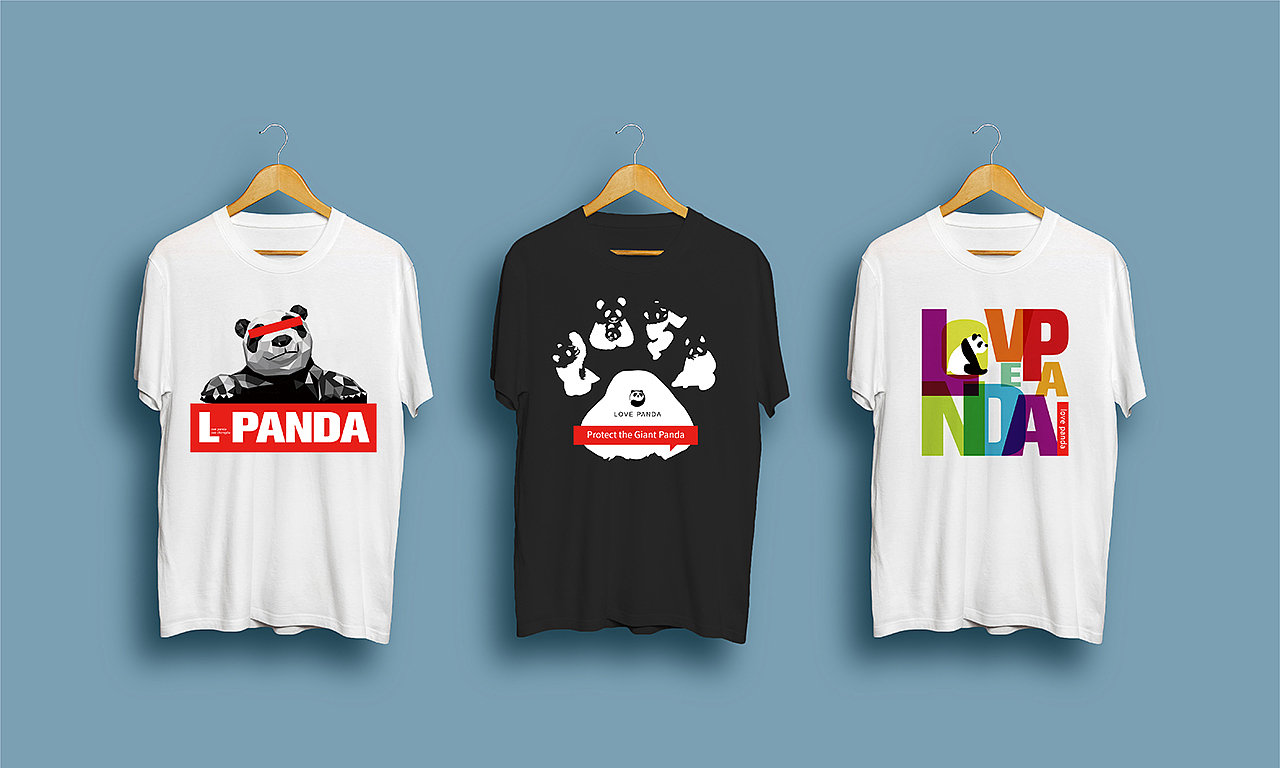 iPanda熊猫T恤图案设计（图ZMTI5MTE0NTg4） - 商业插画 - 站酷设计师江小怪原创素材 - 站酷ZCOOL
