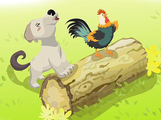 课文插画-不会叫的狗