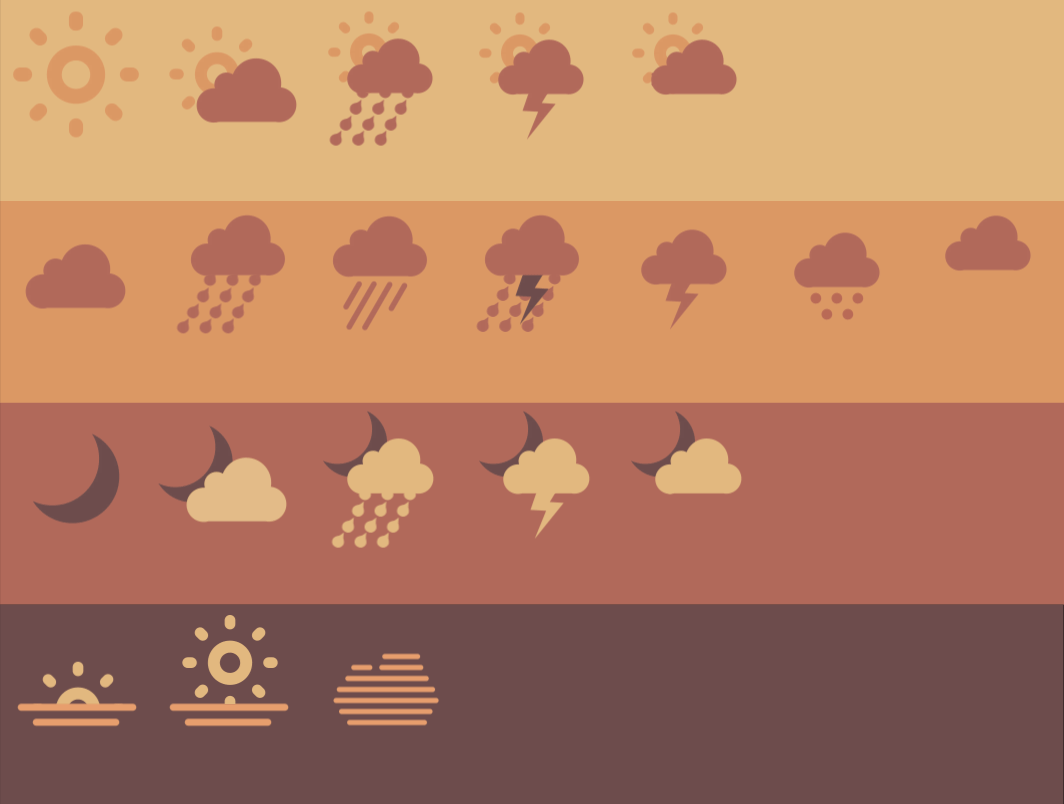 动态天气APP（图ZMzM4ODY1MzI=） - APP界面 - 站酷设计师Wanteeee原创素材 - 站酷ZCOOL