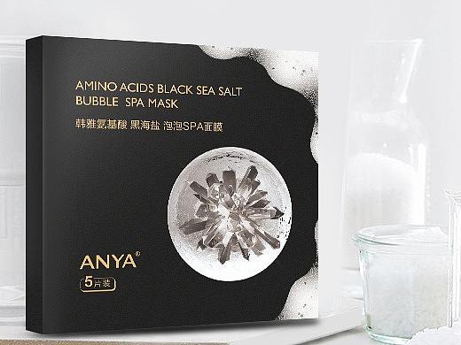 韩雅泡泡面膜包装设计