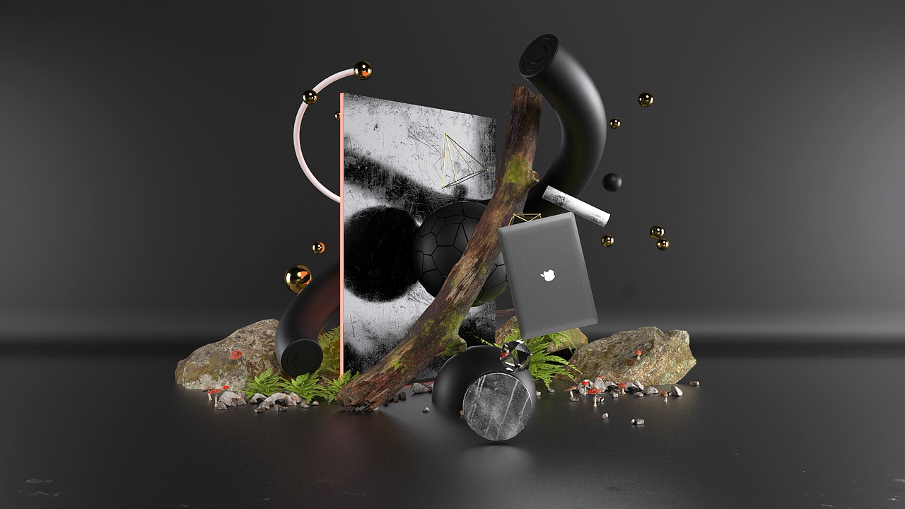 C4D产品动画 《APPLE苹果电脑动画》