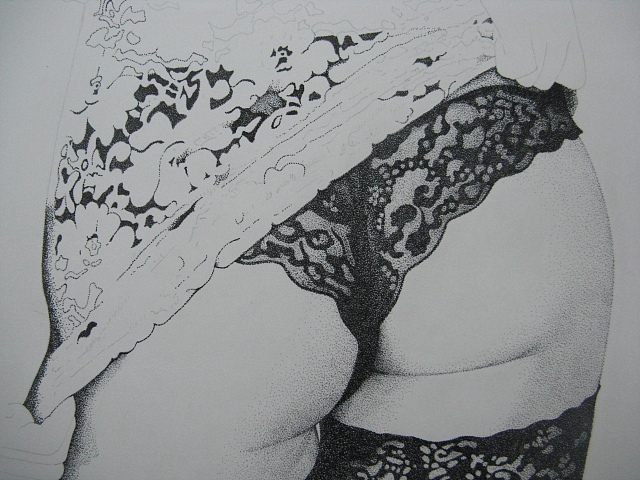 楚歌钢笔画-魅影(点画)55*40cm(图ZMTg5NTY2MzI=) - 绘画 - 站酷设计师楚歌76原创素材 - 站酷ZCOOL