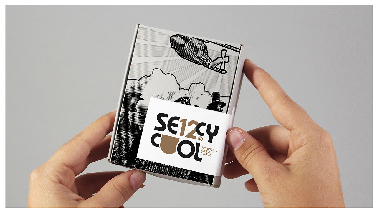 sexycool十二咖·生酮咖啡代餐品牌策划设计