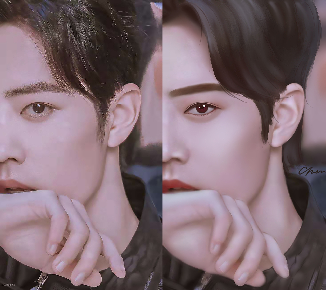 人物转手绘/板绘