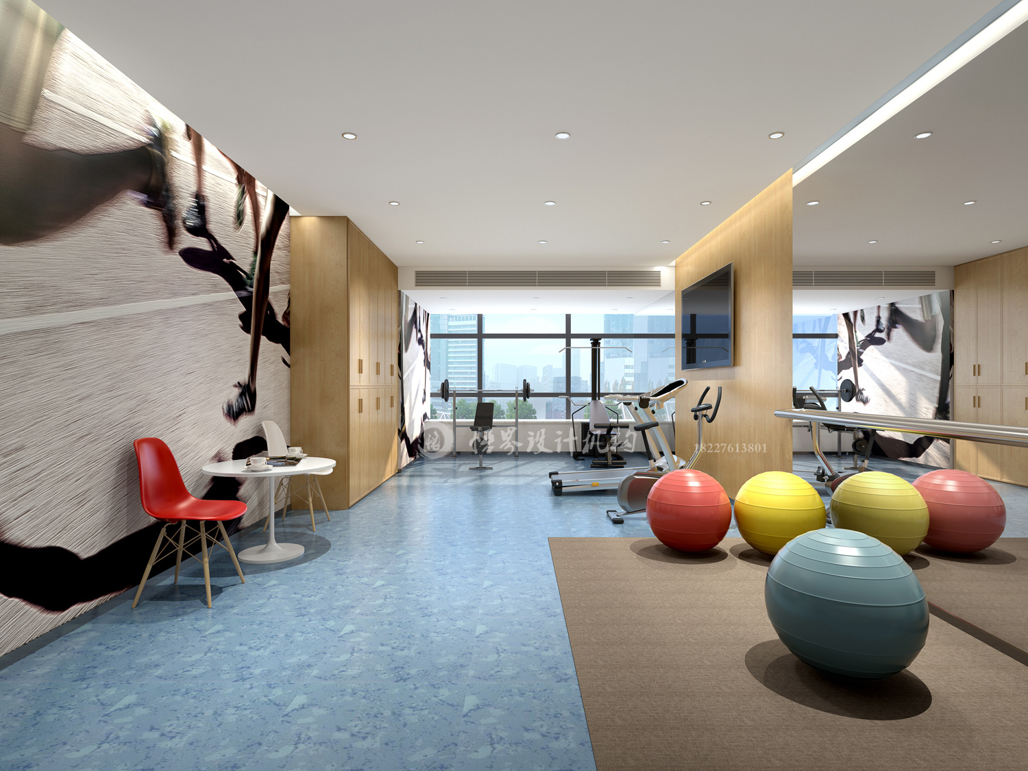 健身房设计|空间|室内设计|酒店民宿设计 - 原创作品 - 站酷 (ZCOOL)