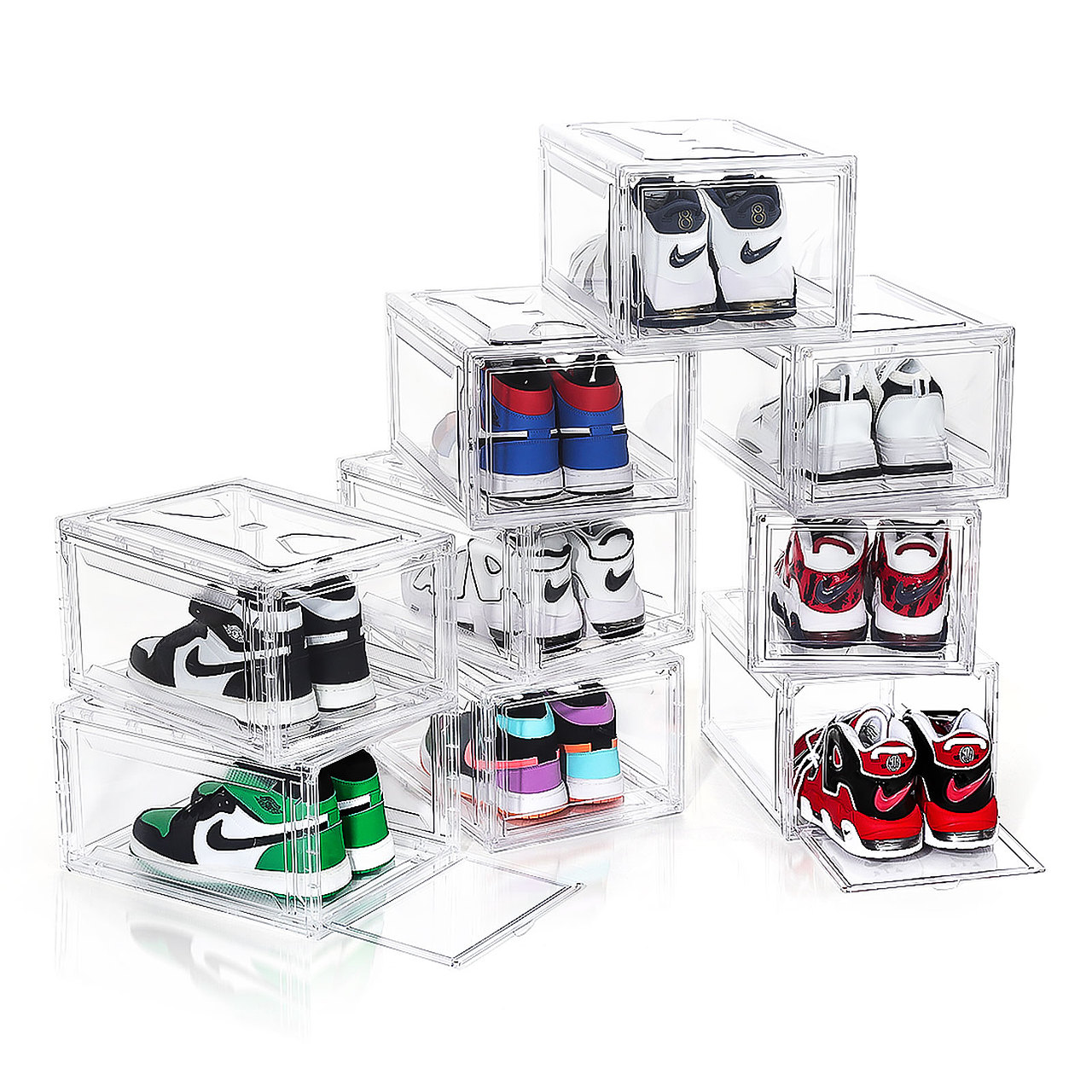 亚马逊透明亚克力鞋盒拍摄与修图