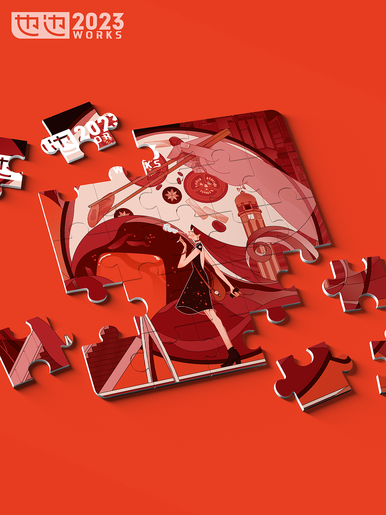 重庆人的重庆（图ZMzQ0NTY5Njk2） - 商业插画 - 站酷设计师也边原创素材 - 站酷ZCOOL