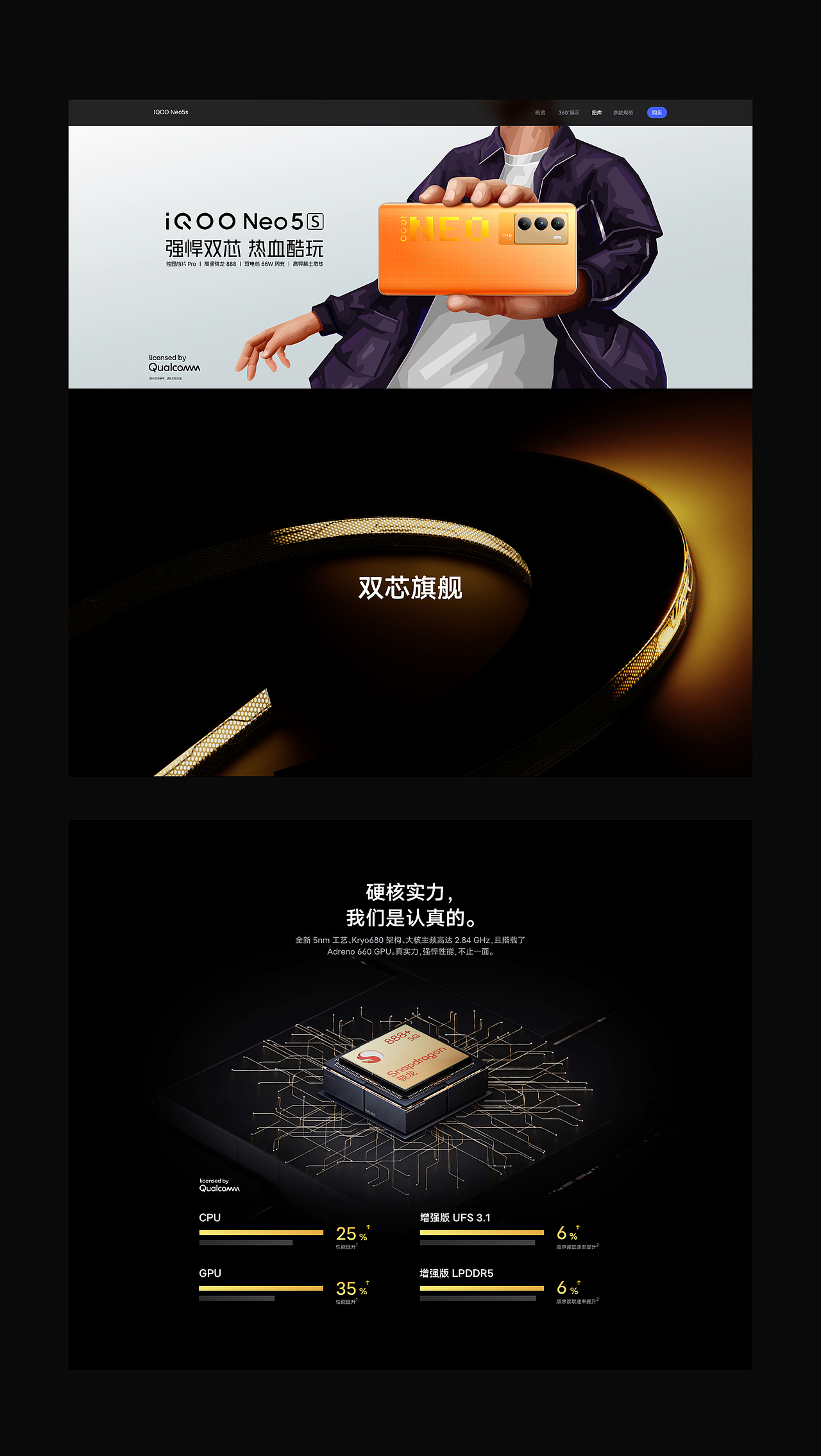 iQOO neo5s 系列产品线上视觉（图ZMzA0NzIwMDky） - 企业官网 - 站酷设计师uimix原创素材 - 站酷ZCOOL
