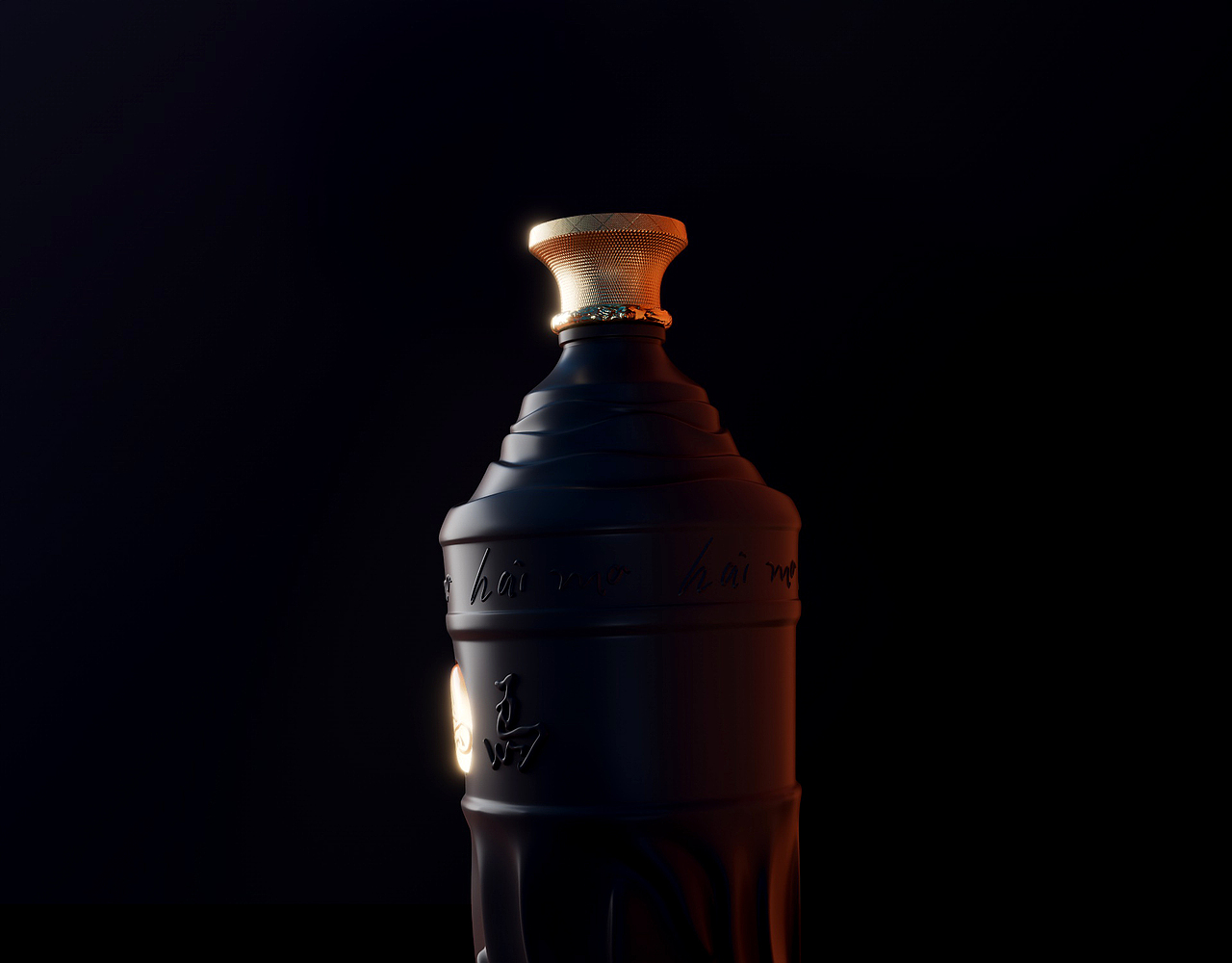 酒瓶表面复杂建模（图ZMzA3MjU1NDM2） - 产品 - 站酷设计师马新杰01原创素材 - 站酷ZCOOL