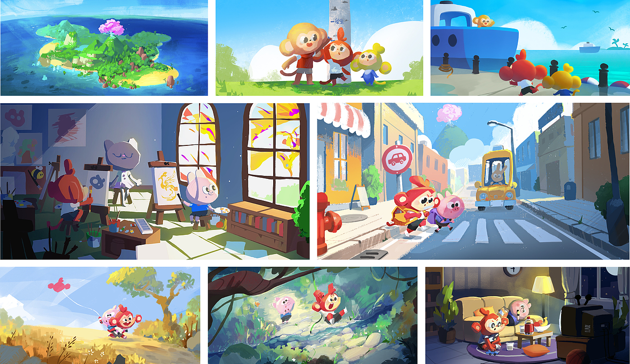 皮皮、嘟嘟的日常生活