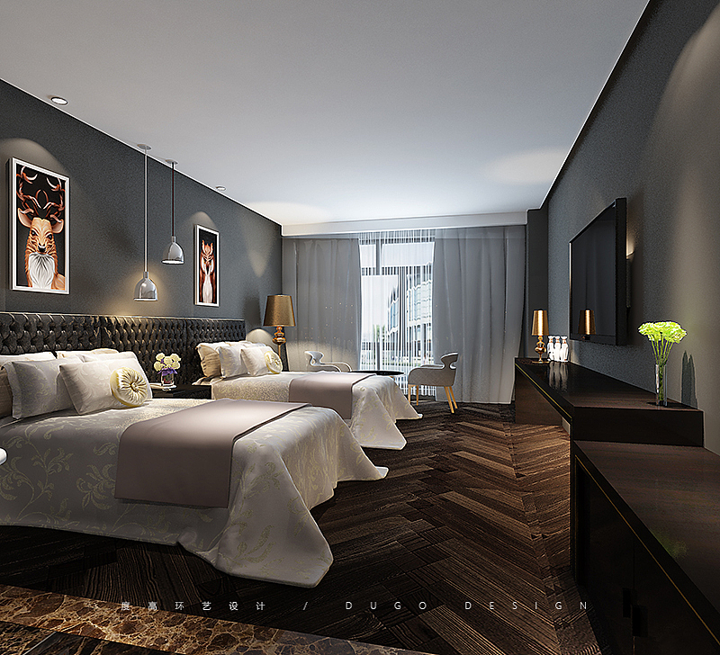 秦源温泉酒店 空间设计部分