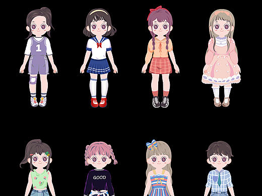 娃娃换装玩具拼图练习（个人主页-ZNTQxMTEwNTI=） - 玩具 - 站酷设计师是满意原创素材 - 站酷ZCOOL