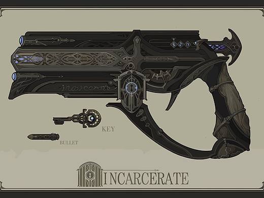 武器概念设计——刻文枪「INCARCERATE」
