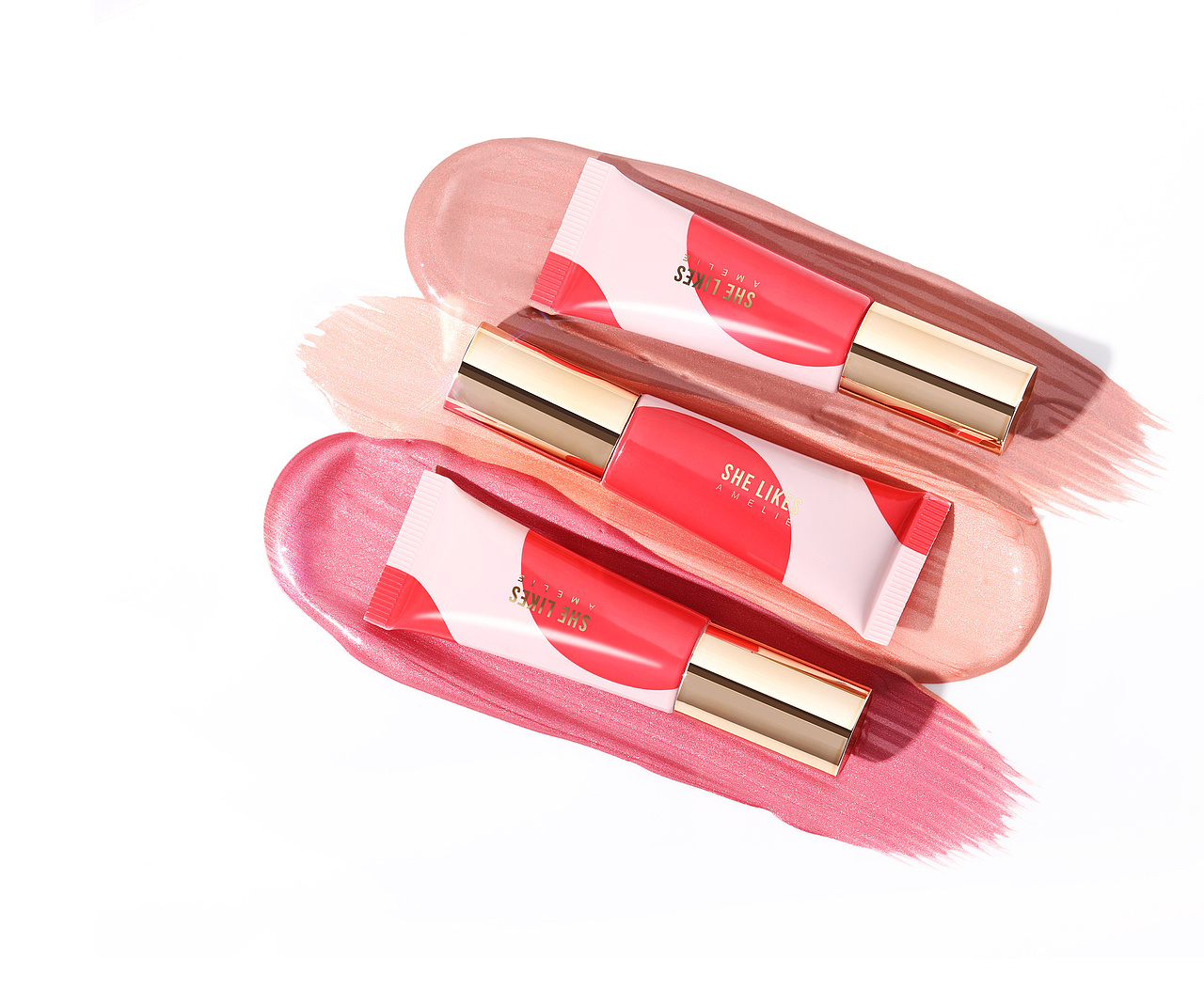 化妆品诠释拍摄 -彩妆 腮红 高光