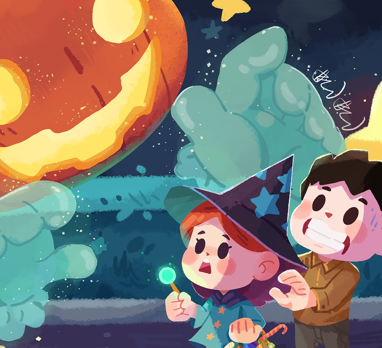 万圣节插图（图ZMjc1OTIzMjcy） - 绘本 - 站酷设计师航航航Amor原创素材 - 站酷ZCOOL