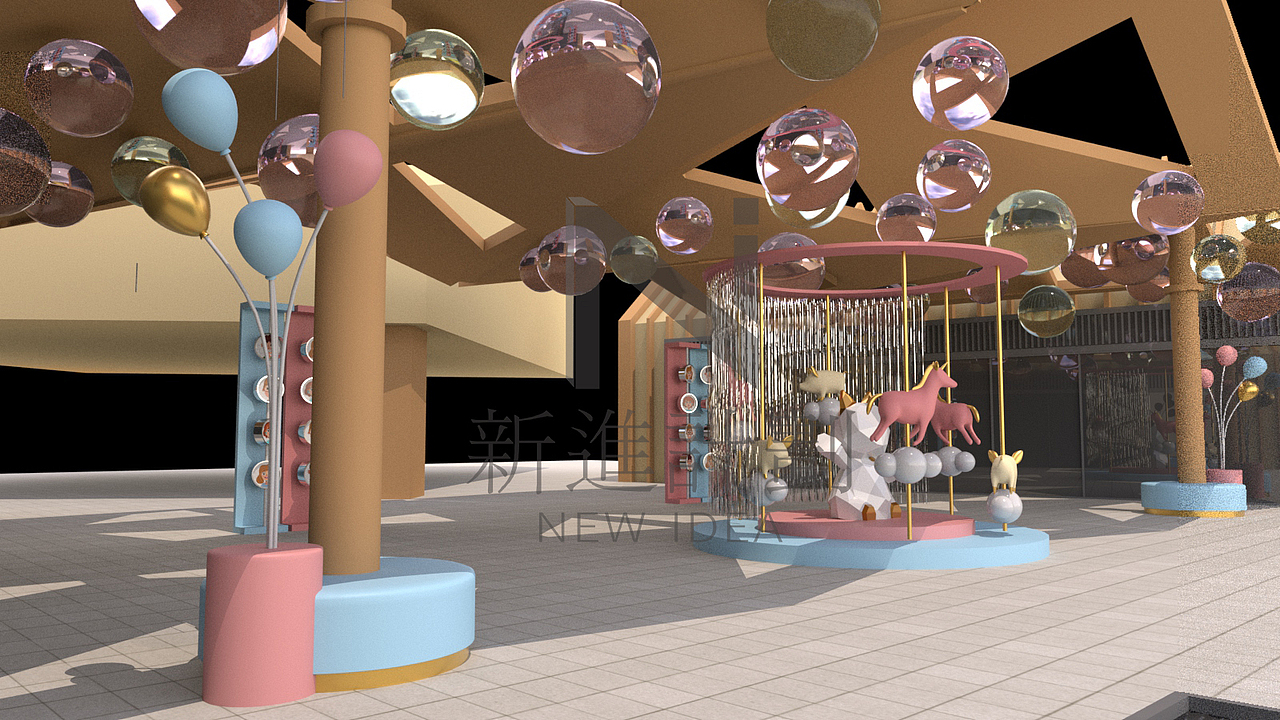 地产小镇项目IP美陈展示（图ZMjc3OTIzMDk2） - 其他三维 - 站酷设计师新進计划原创素材 - 站酷ZCOOL