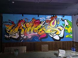 室內(nèi)墻面涂鴉
