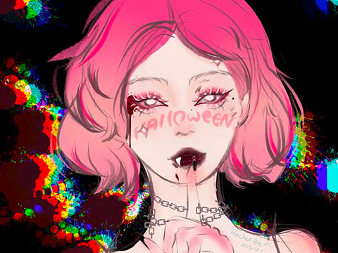 万圣节设计（个人主页-ZNjgyMTYzNTI=） - 创作习作 - 站酷设计师Rachel凝嘞原创素材 - 站酷ZCOOL