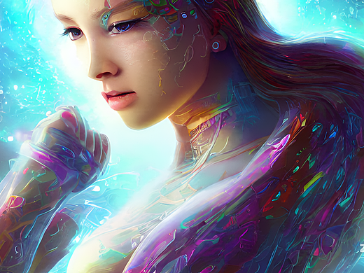 #AI创作实验室#未来AI女神