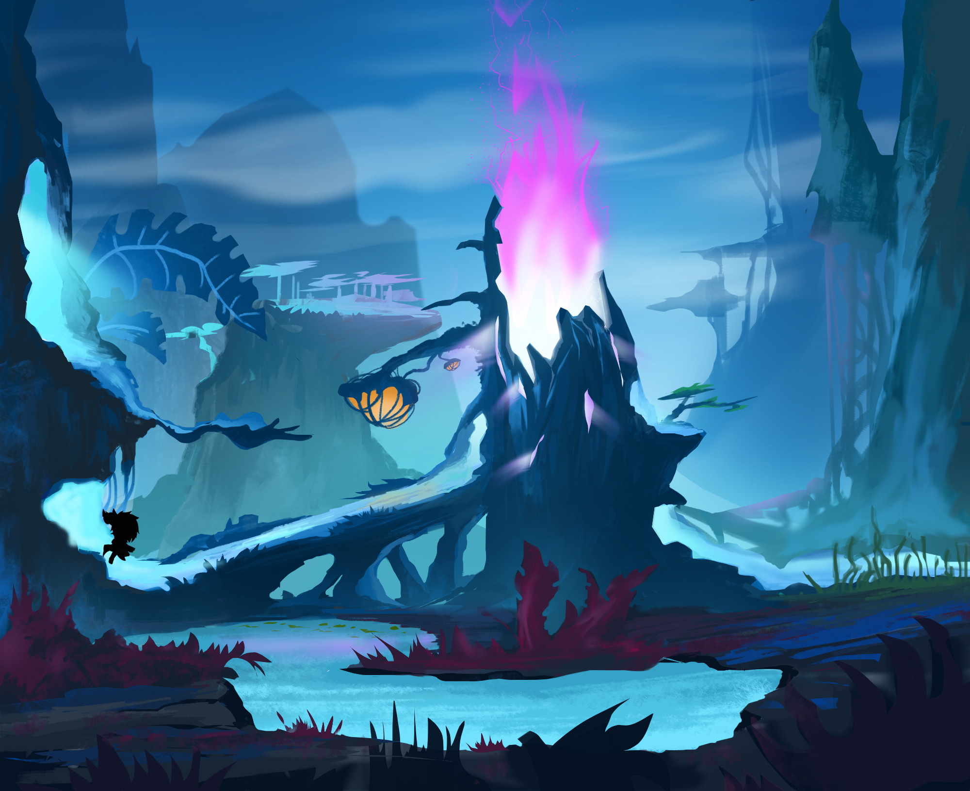 横版跑酷游戏地图设计(练习)