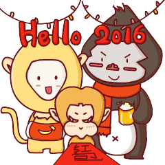 2016新年第一炮-猴耶MONEY&MONKEY(图ZNjM1NDAzMjg=) - 网络表情 - 站酷设计师LiuOOLang原创素材 - 站酷ZCOOL