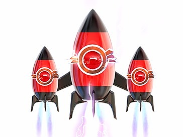 直播礼物 小火箭飞机