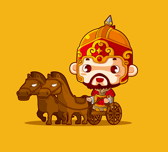 秦道卡通形象设计（图ZMTEwOTg5MDQ=） - 商业插画 - 站酷设计师狂奔的包子插画铺原创素材 - 站酷ZCOOL