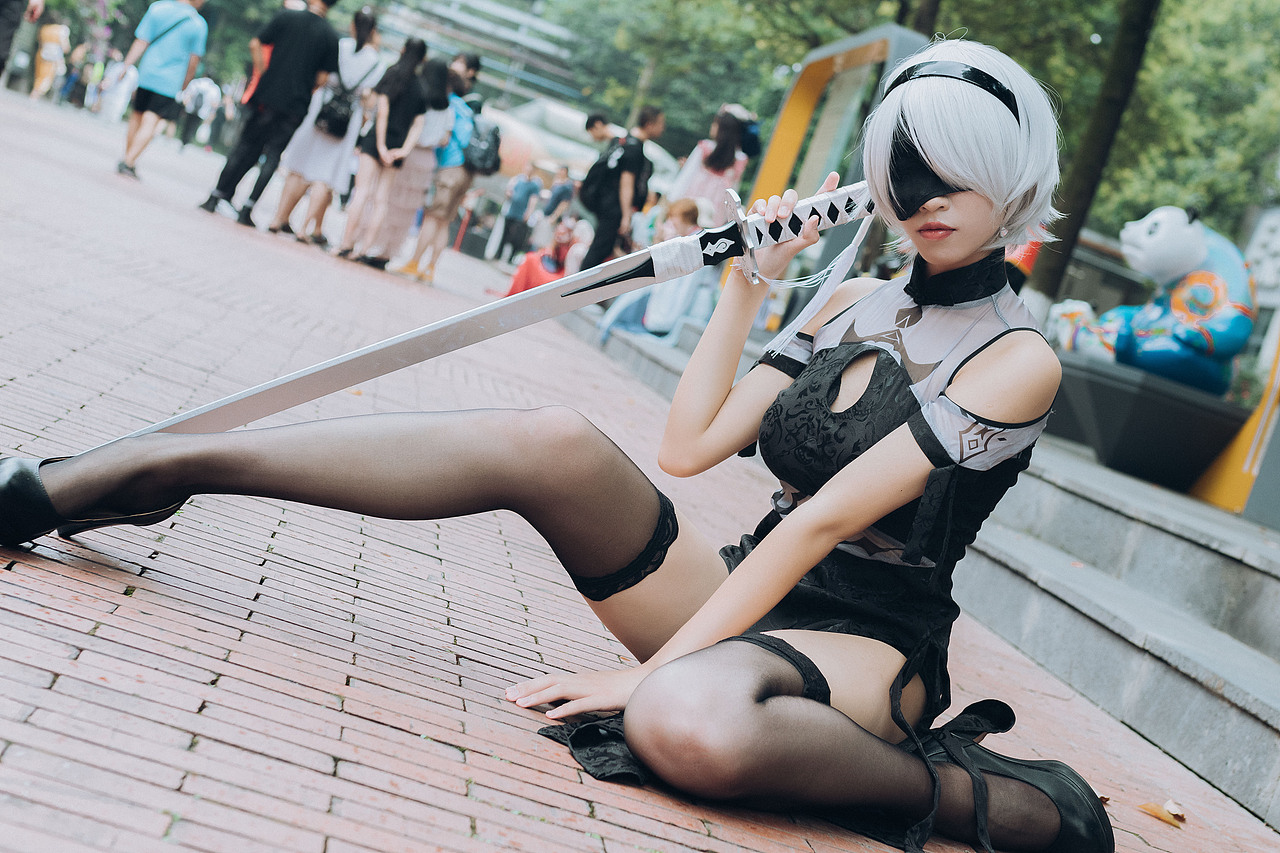 成都4c漫展——2B的同人旗袍??