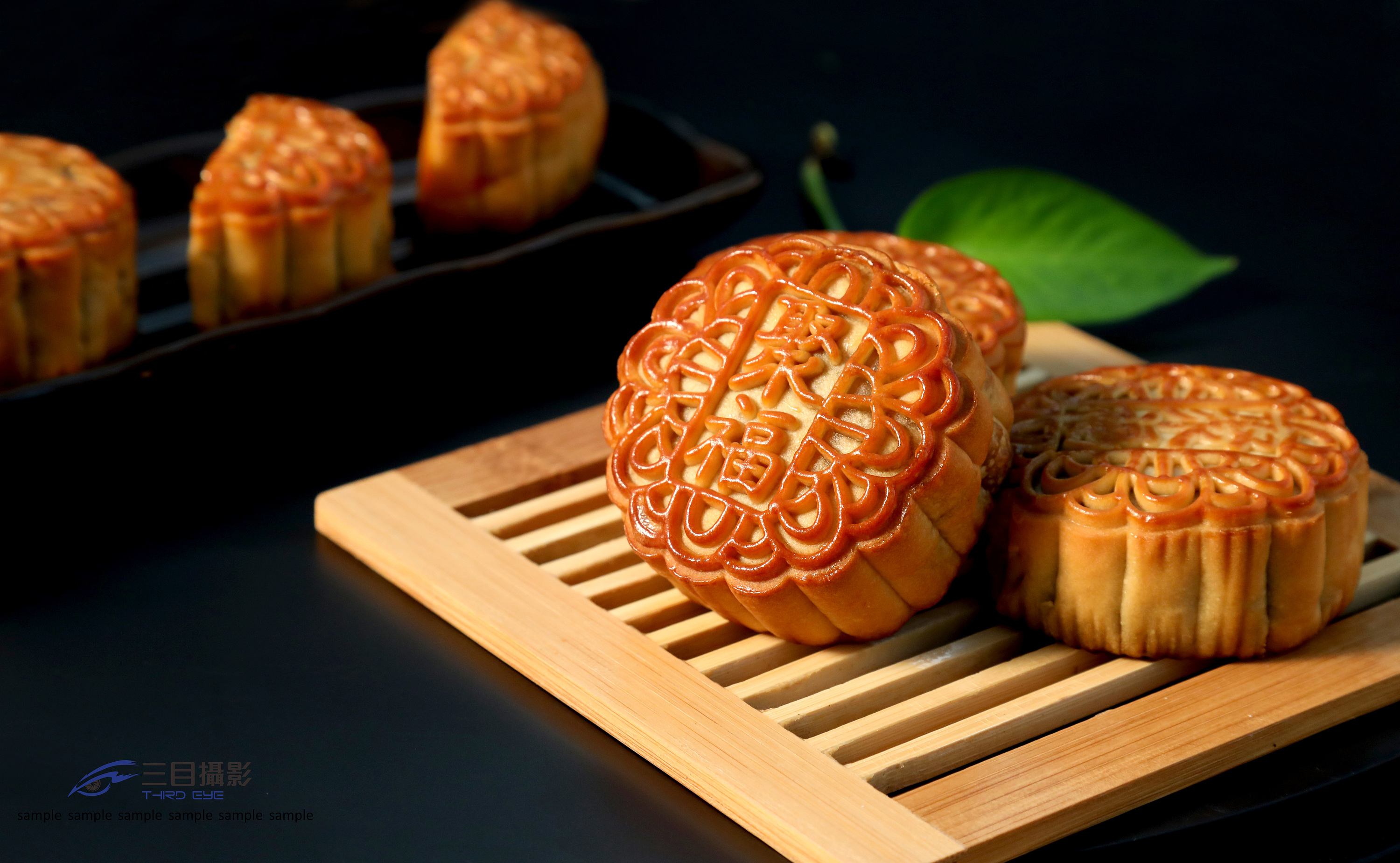 聚福月饼广告【三目摄影作品】