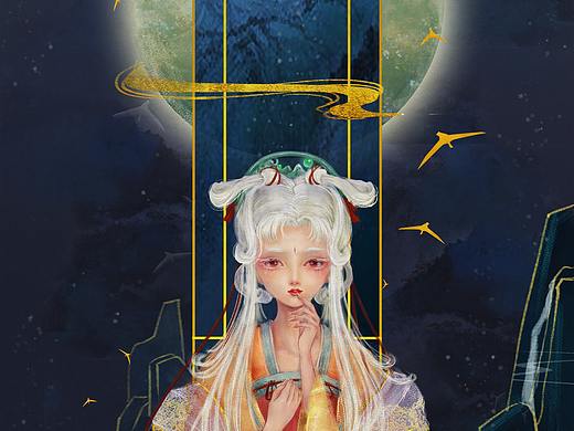 古风中秋玉兔（个人主页-ZNDgwNTgzOTI=） - 创作习作 - 站酷设计师歪歪大侠原创素材 - 站酷ZCOOL