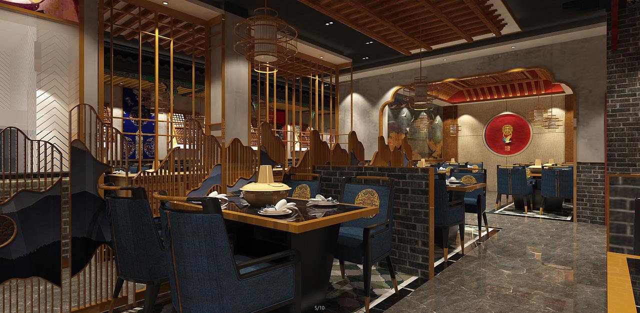 淄博主题餐厅设计装修火锅店设计装修特色火锅店设计（图ZMTc1NTg2NDEy） - 家装设计 - 站酷设计师集简设计原创素材 - 站酷ZCOOL