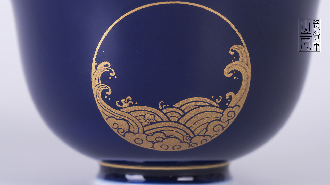 中秋主题茶具设计《海上明月生》