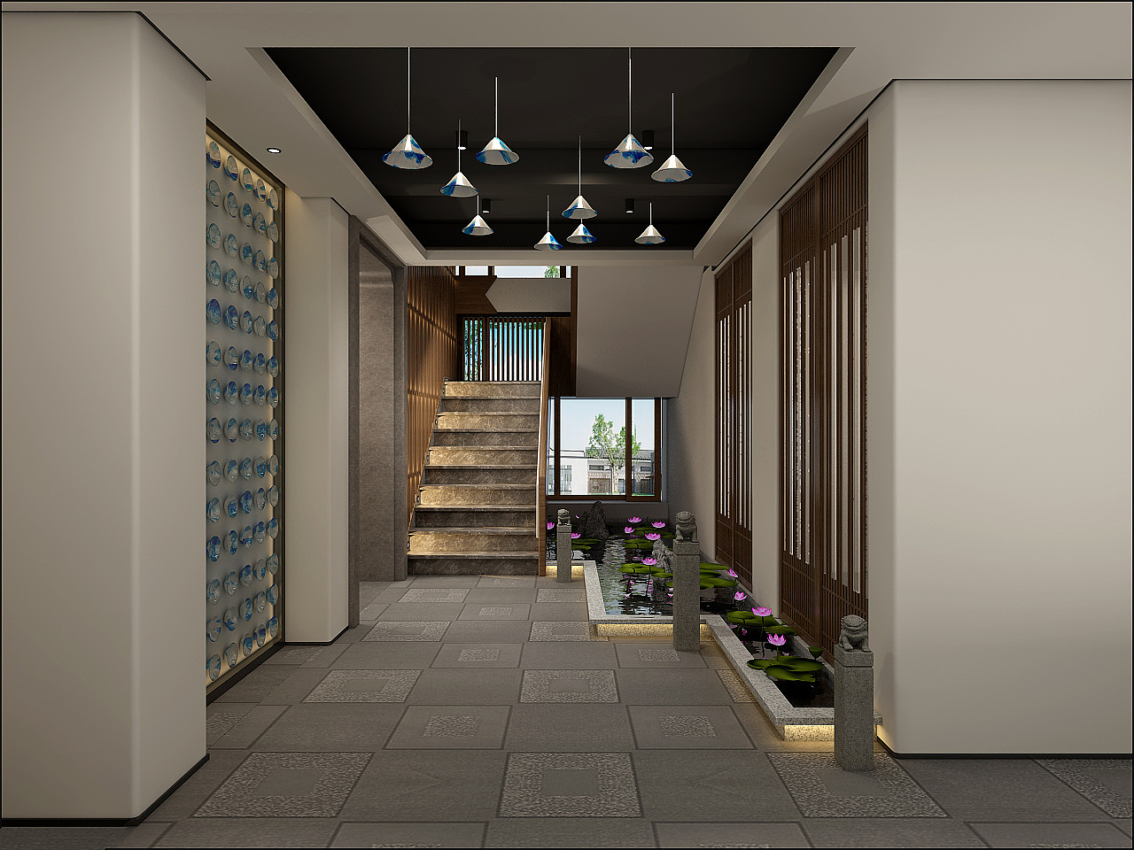 《龙柿制茶茶楼设计》成都茶楼设计公司（图ZMjg1NTM2NTI4） - 商业空间设计 - 站酷设计师六器设计原创素材 - 站酷ZCOOL