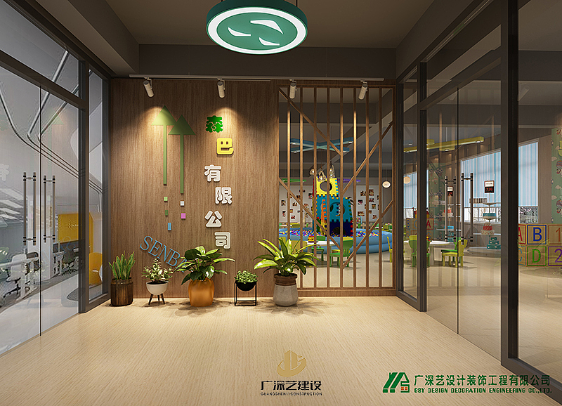 深圳展厅装修设计-森巴儿童蛋糕展厅-广深艺建设