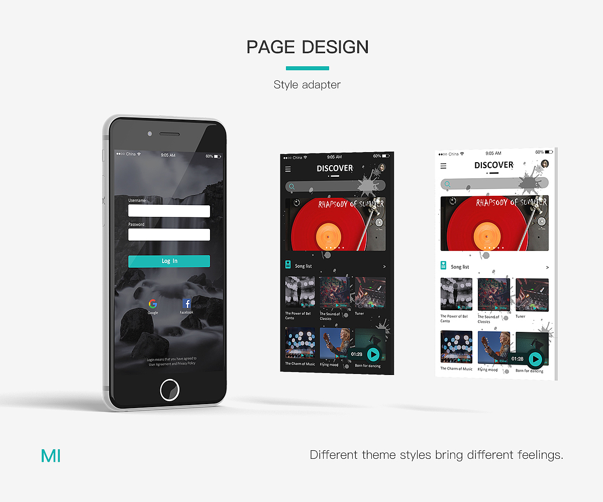 MI music（图ZMTY2MTcyNTgw） - APP界面 - 站酷设计师安封原创素材 - 站酷ZCOOL