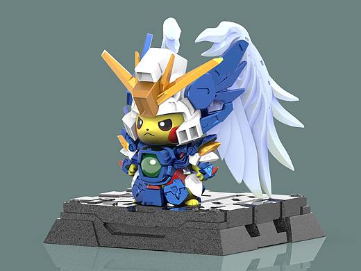 皮卡丘之飞翼（个人主页-ZNDczNzAxNDQ=） - 产品 - 站酷设计师橘子柠檬西瓜原创素材 - 站酷ZCOOL