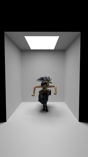 LOL阿卡丽3d模型提取，c4d渲染，AE合成（图ZMTYzNTM2Mzc2） - 人物/生物 - 站酷设计师凡尘浮世原创素材 - 站酷ZCOOL