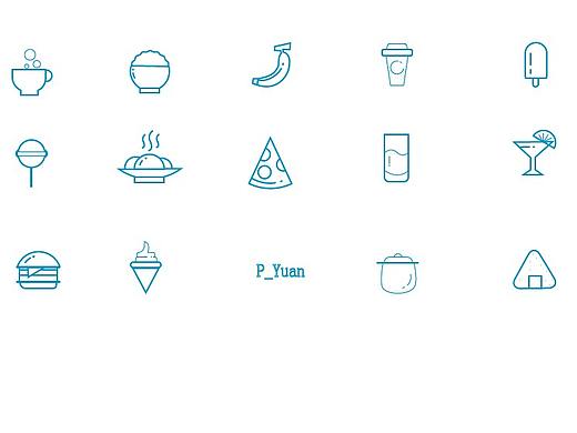 临摹食物系列图标（个人主页-ZMzcxMzM0NTI=） - 其他UI - 站酷设计师妖童媛女原创素材 - 站酷ZCOOL