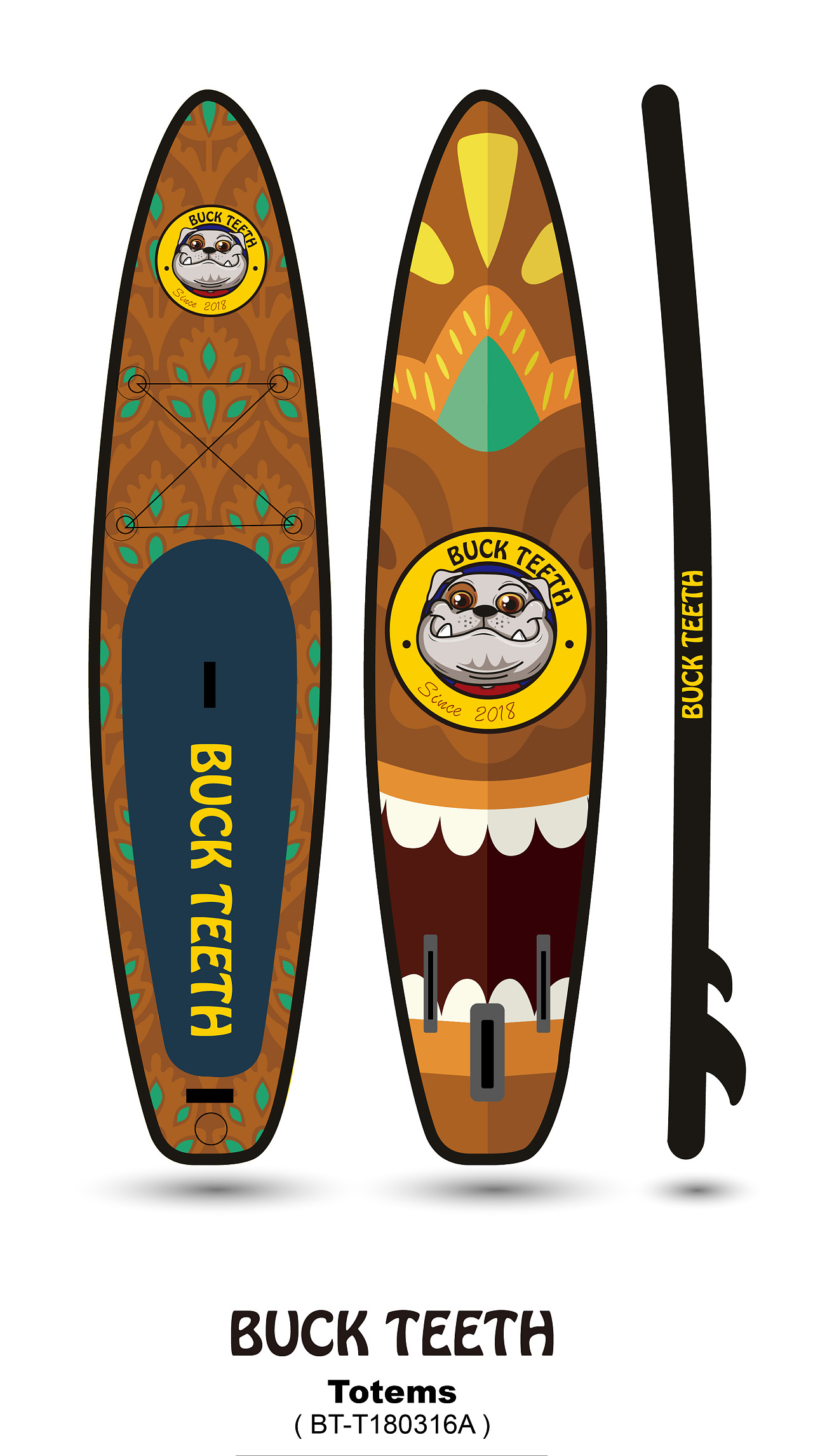 2019buckteeth水上冲浪板设计