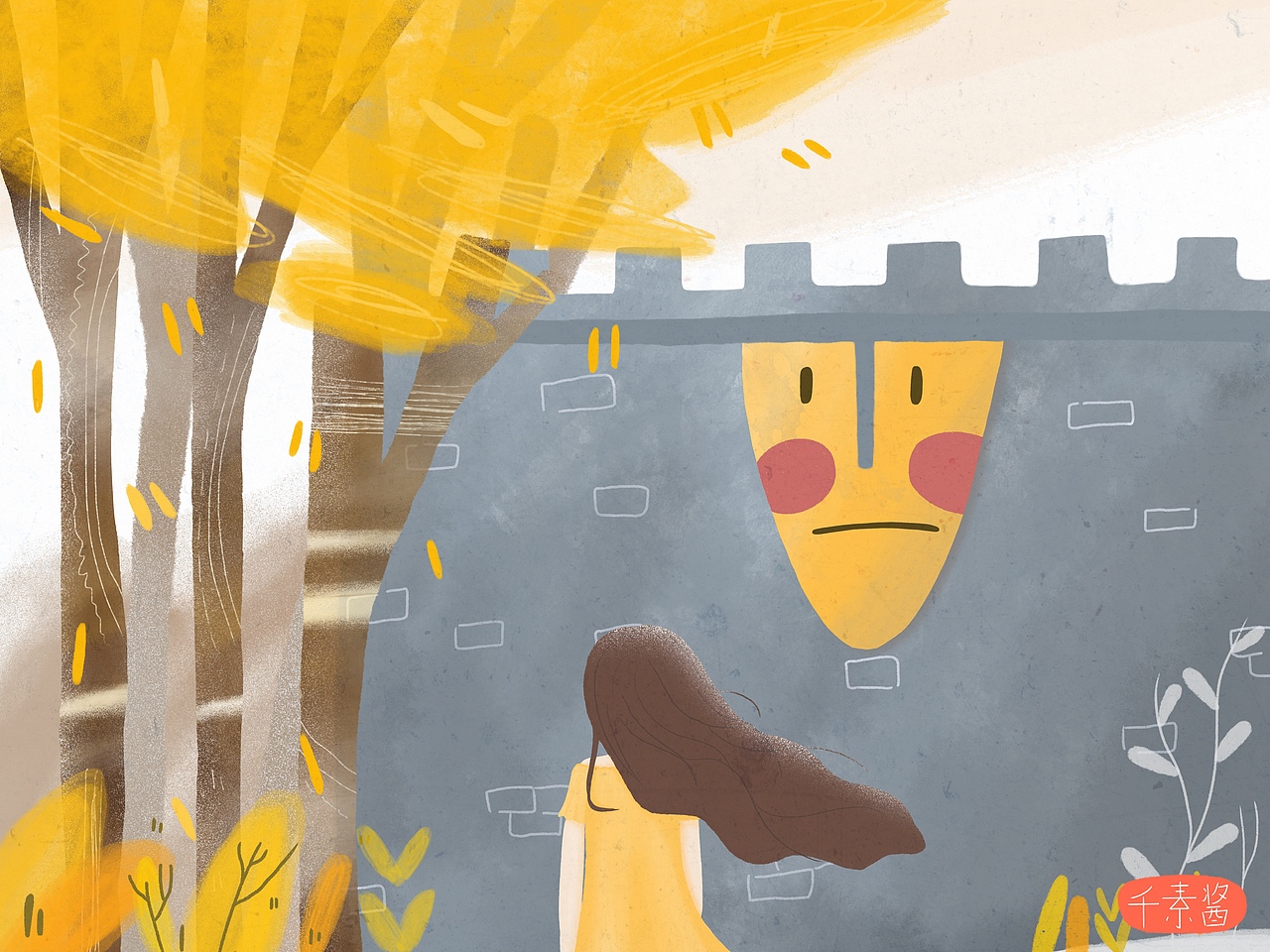 我喜欢你，像等待故人的老城门，茕茕孑立