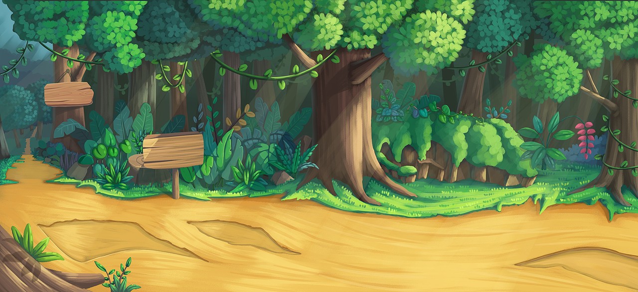 森林入口（图ZMTU4NzcyNDQw） - 儿童插画 - 站酷设计师鑫鑫之火原创素材 - 站酷ZCOOL