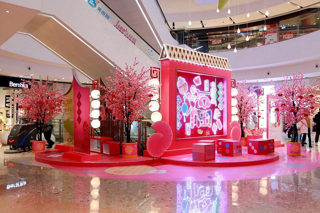 新春美陈装饰（图ZMjQ0MjE2MDA4） - 其他空间 - 站酷设计师yishukj88原创素材 - 站酷ZCOOL