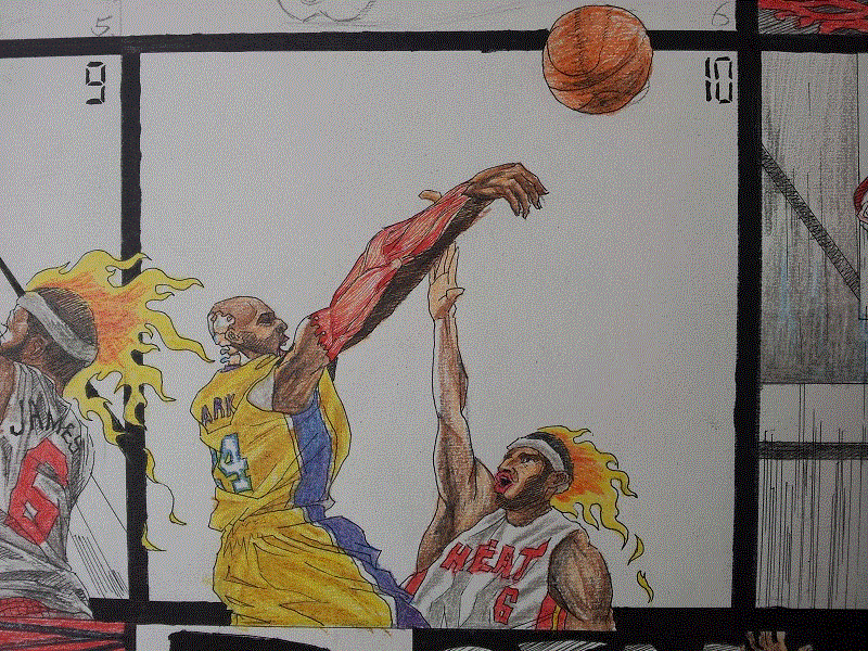 詹姆斯科比对战