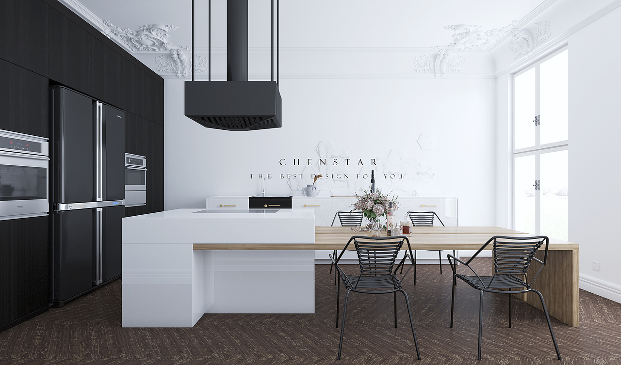 C - 厨房 丨 新年新作（图ZMTAzNDQ1NDUy） - 家装设计 - 站酷设计师奉天久舍空间设计原创素材 - 站酷ZCOOL
