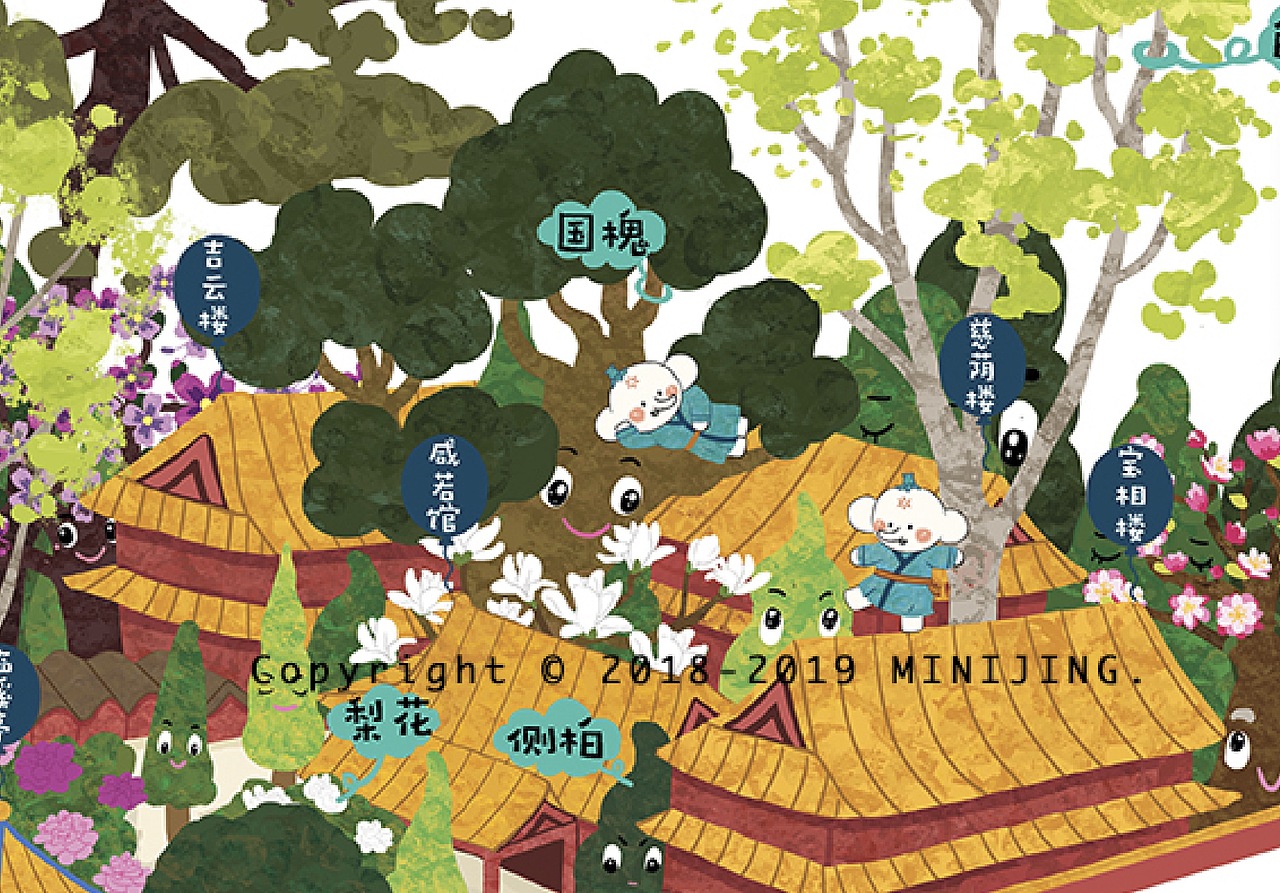 故宫全景地图插画项目合作（图ZMTcwODU4NDI4） - 商业插画 - 站酷设计师jiangyijinxi原创素材 - 站酷ZCOOL