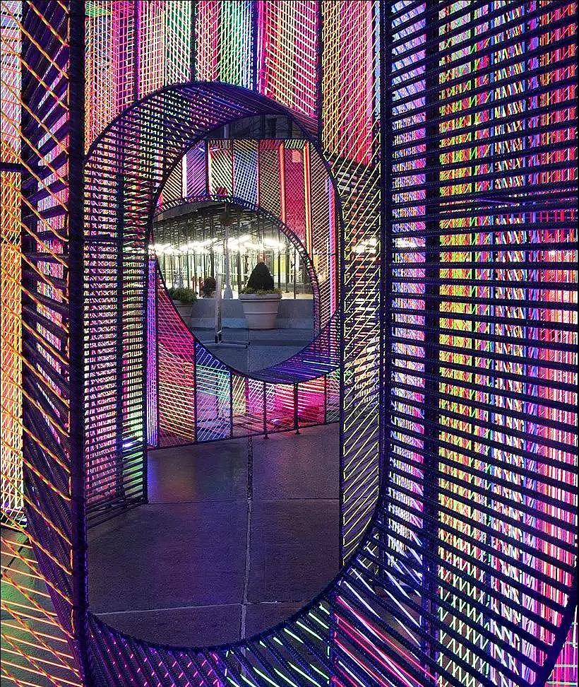 潮流基地-多孔打卡装置艺术墙-幻彩座椅（图ZMjExMjA4NDAw） - 景观设计 - 站酷设计师悟兴视界原创素材 - 站酷ZCOOL