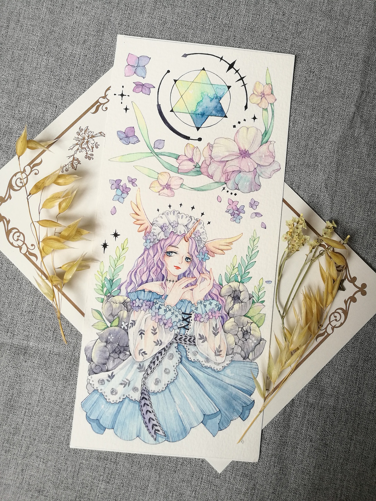 《漫步林间》---和纸胶带 （已授权）（图ZMTY1Njk4ODYw） - 艺术插画 - 站酷设计师一超惊人文化传媒原创素材 - 站酷ZCOOL