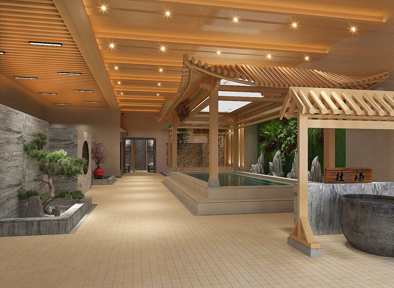 韩式汗蒸|空间|家装设计|徐糯1_原创作品-站酷zcool